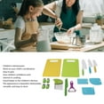 thumbnail image 3 of Montessori Kitchen Tools, Cutting Board  Cutte Kids Knives Set Peeler  for Household, 3 of 8