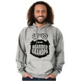 thumbnail image 3 of Baddie Bearded Grandpa Cool Funny Men's Big & Tall Graphic Hoodie Brisco Brands 5X, 3 of 5