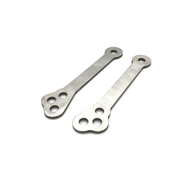 Lowering Links Kit for CB400X CB500X CB500F 2019-2021 Rear Suspension Cushion Lever Drop Linkage,2 x Rear Adjustable Lowering Link Kit,silver