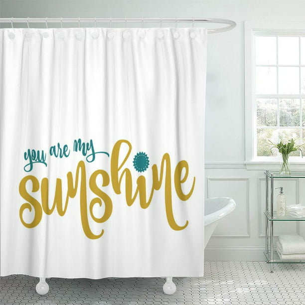 Sun Shower Curtain 60x72 Inch, Sun Shower Curtain