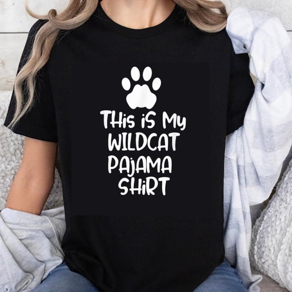 100% Cotton This Is My Wildcat Pajama Shirt