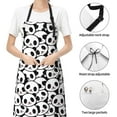 thumbnail image 6 of Naloa Cute Panda Apron Kitchen Aprons with Pockets for Women Men Chef, 6 of 8