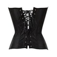 thumbnail image 4 of Tiweut Womens Style Underbust Corset with Metal Leather Styling Gothic Waist Training Tops,E-Black,L, 4 of 7