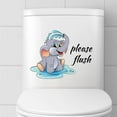 thumbnail image 4 of Adhesivo para baño elefante pequeño MACHAO Decoración autoadhesiva, 4 of 5