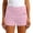 Pink, variant on Qiopertar Women's Hiking Shorts with Pockets Elastic Waist Casual Outdoor Adventure Travel Slim Fit Stretch Shorts, Blue 3XL