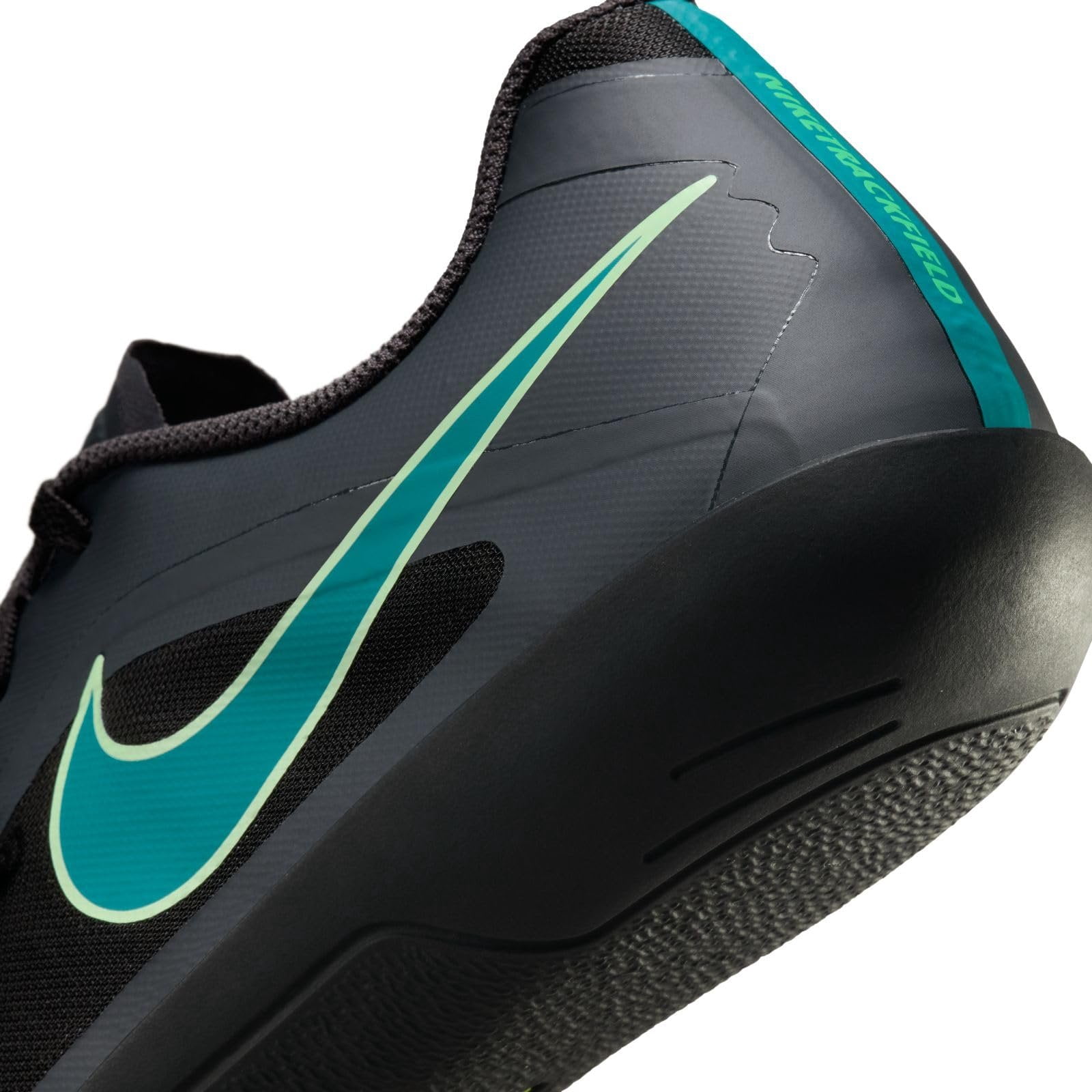 Nike Zoom Rival SD 2 Throw Track Shoes Black Electric Algae FZ9665-001 Size 9.5 Nike Zoom Rival SD 2 Throwing Black Track Field Shoes Sz 9.5  main image 3
