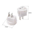 thumbnail image 2 of Interruptor de palanca de barco Uxcell 250V/3A 125V/6A Interruptor de palanca para barco, automóvil, marina, plástico blanco 2 piezas, 2 of 4