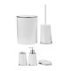 thumbnail image 1 of Cosas de baño Accesorios De Baño Set De Baño Con Estilo Para El Hogar Para Hotel, Apartamento, Blanco blanco Magideal Cosas de baño, 1 of 7