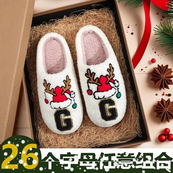 ZELAND Unisex Halloween Pumpkin Ghost Warm Winter Cotton Slippers - Thick Sole, Anti-Slip, Indoor House Shoes
