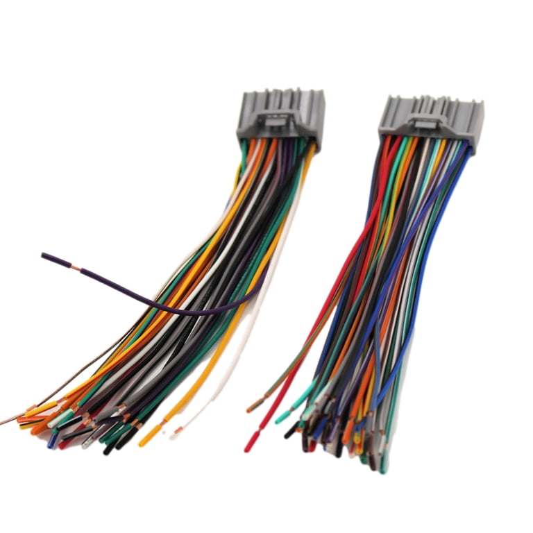 16-Pin Car Stereo Wiring Harness For Honda HR-V 2018-2020 With CANBUS Decoder - Supports OEM Backup Camera & Steering Control