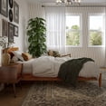 thumbnail image 3 of AFI Aria Lit Plateforme Bas en Bois Massif Moderne Simple TG en Toffee Clair, 3 of 14