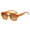 Orange, variant on Clearance Sunglasses for Men and Women, Retro Vintage Oversized Style Sun Glasses (1-Pack)