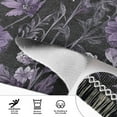 thumbnail image 6 of Yayeee Runner Rug for Bedroom 2'x6' Machine Washable Hallway Non Slip Mat, Light Purple Flowers, 6 of 8