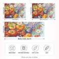 thumbnail image 2 of Yayeee Pillowcase Queen Size Set of 2 Satin Wrinkle Resistant Pillow Case, Purple Floral Tomatoes, 2 of 7