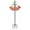 Pink, variant on Fountwell Solar Bird Bath Fountain – Weather-resistant Acrylic with Metal Stand, 1.45 Gal Outdoor Bird Feeder & Waterer