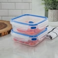 thumbnail image 6 of Sterilite 4.0 Cup Square Ultra-Seal Food Storage Container, Blue (6 Pack), 6 of 11