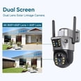 thumbnail image 2 of V380 4K 8MP Dual Screen Solar Surveillance Camera Outdoor Wireless WiFi PTZ Dual Lens Security Protection Auto Tracking CCTV Cameras, 2 of 7