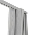 thumbnail image 6 of Pemberly Row 48" W Double Walled Foldable Heavy Duty Accordion Doors - Grey, 6 of 9
