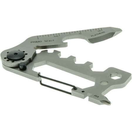 1 PK Lucky Line Utilicarry Primo 12-in-1 Stainless Steel Multi-Tool