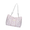 thumbnail image 4 of Bolso tote para mujer, bolso clásico de mano para mujer, ideal para viajes, para la calle, el trabajo o fiestas. Rosa, 4 of 8