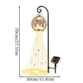 thumbnail image 2 of Christmas Outdoor Iron Ground Stake Light, Creative Villa Garden Yard Iron Stake Lamp, Holiday Decorative Garden Stake Light for Patio Lawn Pathway, 2 of 4