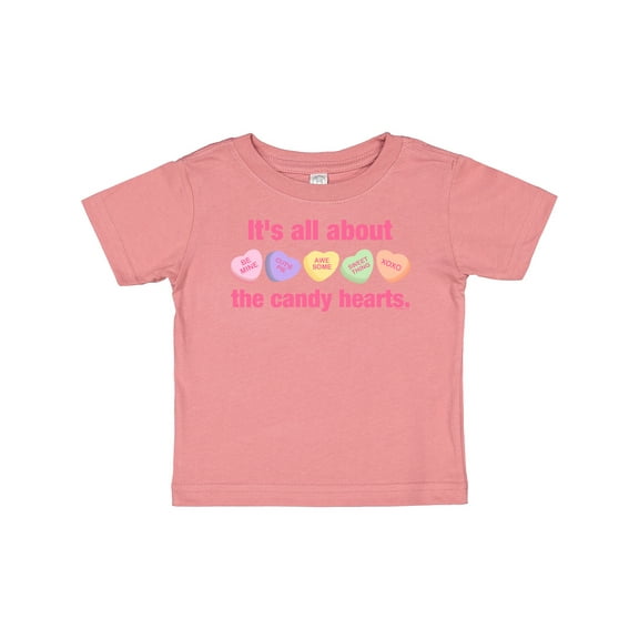 Inktastic Candy Hearts II Girls Baby T-Shirt