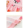 thumbnail image 5 of Bellafa 2-7T Girls Cotton Long Sleeve Casual Cartoon Appliques Jersey Dresses Toddler Kids School Party Dress Easter Christmas Gift, 5 of 8