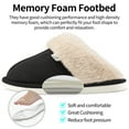 thumbnail image 4 of Ecetana Womens Slipper with Memory Foam Fluffy Soft Warm Slip On House Shoes, 4 of 6