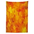thumbnail image 3 of Ambesonne Fall Tablecloth Rectangular Table Cover, Maple Botany Foliage Leaf, 60"x90", Orange Yellow, 3 of 4