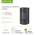 thumbnail image 4 of Calefactor Eléctrico de Cerámica Calentador Portátil Panel táctil AVERA CAL03, 4 of 9
