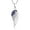 Blue, variant on 925 Sterling Silver White Angel Wing Pendant Necklace for Women Cubic Zirconia 18" Chain