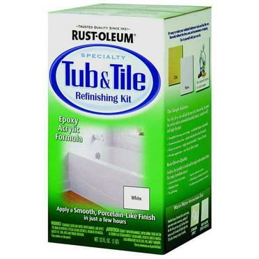 Rust-Oleum Tub and Tile Refinishing Kit White Gloss 1 qt