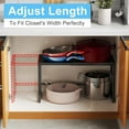 thumbnail image 4 of 110LBS Heavy Duty Shelving Units and Storage For Small Appliance, Adjustable Metal Storage Shelf Rack For kitchen Cabinet Closet Pantry Warehouse Garage,Patent Pending, 4 of 9