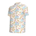 thumbnail image 3 of Daiia Icecream Truck Pattern Men’s Polo Shirts,Solid Deck Shirt,Classic Fit, Breathable Cotton Polo for Casual and Sport Wear-Large, 3 of 9