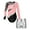 Pink&Silver, variant on Kids Girls Dance Gymnastic Outfits Sets Rhinestone Long Sleeve Leotard with Metallic Athletic Shorts Set Hot Pink&Silver 14