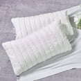 thumbnail image 3 of Home Soft Things Super Soft Decorative Pillow Covers, Set of 2, Bright White, 14" x 26", 3 of 3