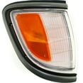 thumbnail image 4 of FEMPRXZ 2pcs Signal Light Left Right Side Plastic Lens Clear & Amber Lens Signal Lamp Corner Light W/ Black Trim W/ Bulbs for Toyota for Tacoma 1995-1996 with Bulb(S)-Assembly TO2520141, 4 of 10