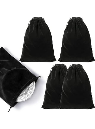 Anti Tarnish Silver Storage Bag 3Pcs, Velvet Fabric Black Cloth Bag for  Silver Storage, Resistant Jewelry Flatware, Silverplate, Silver Storage  Silver