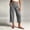 Black, variant on Women's Straight Leg Pants Baeitkot Women's Fashion Imitation Elastic Waist Casual Pocket Straight Leg Cropped Pants Blue M