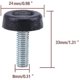 thumbnail image 1 of Juego de 20 pies niveladores de muebles - M8 X 24 mm, protectores de patas de mesa ajustables con varilla roscada, pie nivelador de muebles atornillable C, 1 of 2