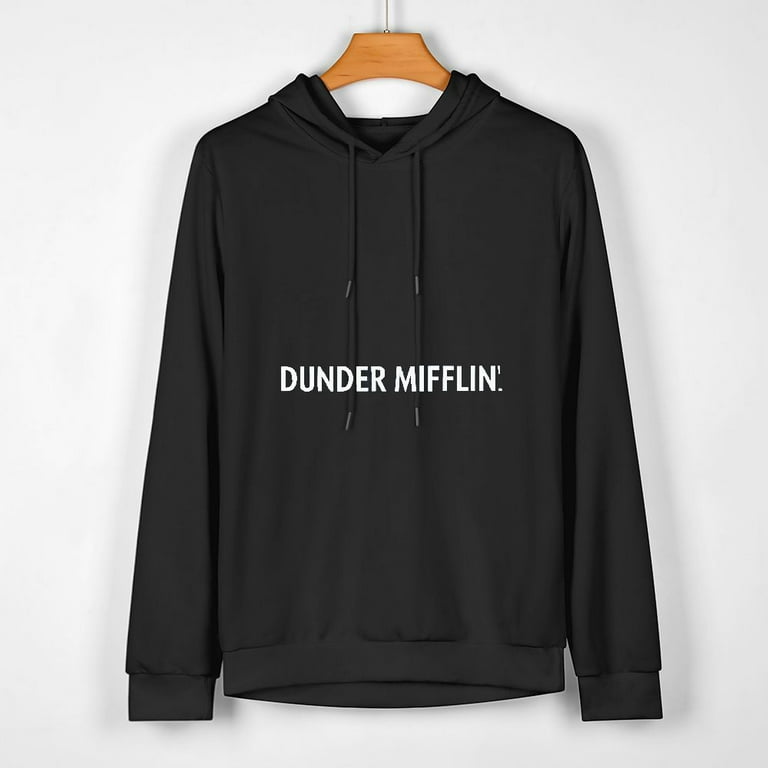 COMIO Dunder Mifflin Hoodie Adult Paper Company Hoodie Sweatshirt The Office Sweater Walmart