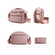 thumbnail image 2 of Bolso  Lab.G Bandolera Pequeño Y Sencillo Con Cremallera Para Mujer Rosa, 2 of 5