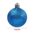 thumbnail image 4 of Mini Christmas Ornaments 1 Box Of 24pcs Christmas Ball Set Christmas Tree Window Display Shopping Mall Decoration Pendant 5cm, 4 of 7