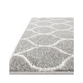 thumbnail image 6 of Unique Loom Trellis Frieze Collection Area Rug - Rounded (8' x 11' Rectangle Light Gray/Ivory), 6 of 7