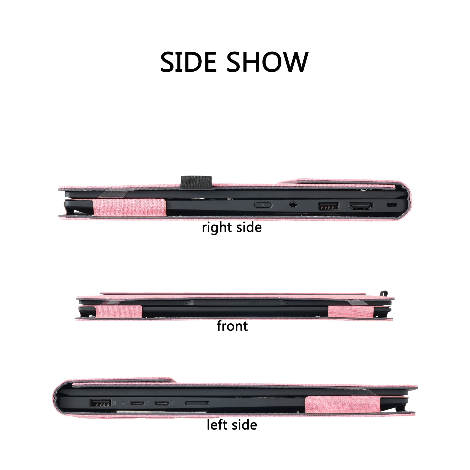 LIMIYUE 14 inch Laptop Cover Case for HP EliteBook Ultra G1i /G1q /G1q8 & for 14'' EliteBook X G1a Notebook AI PC Sleeve,PU Leather Protective Bag with Foldable Cooling Bracket