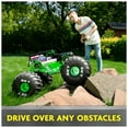 thumbnail image 6 of Monster Jam, Mega Grave Digger All-Terrain Remote Control Monster Truck, 1:6 Scale, 6 of 11