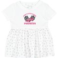 thumbnail image 3 of Inktastic Daddy's Racing Princess Pink Race Car Girls Baby Dress, 3 of 5
