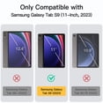 thumbnail image 2 of Funda JeTech para Samsung Galaxy Tab S9 de 11 pulgadas de TPU con tres pliegues, 2 of 6