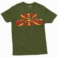 thumbnail image 5 of Men's North Macedonia T-shirt Macedonia Country coat of arms flag tee shirt, 5 of 7