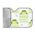 thumbnail image 2 of Bingfone Frogs and Dragonflies Car Windshield Sunshade,Sun Foldable Sun Shield Sun Visor for Car - Small, 2 of 9